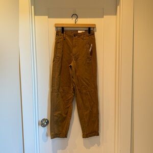 NWT Brown Old Navy Utility Pant